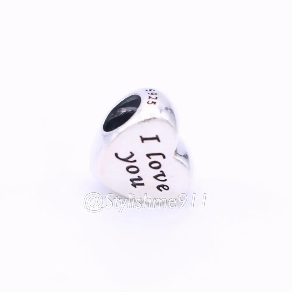 Authentic PANDORA Retired Words of Love Charm